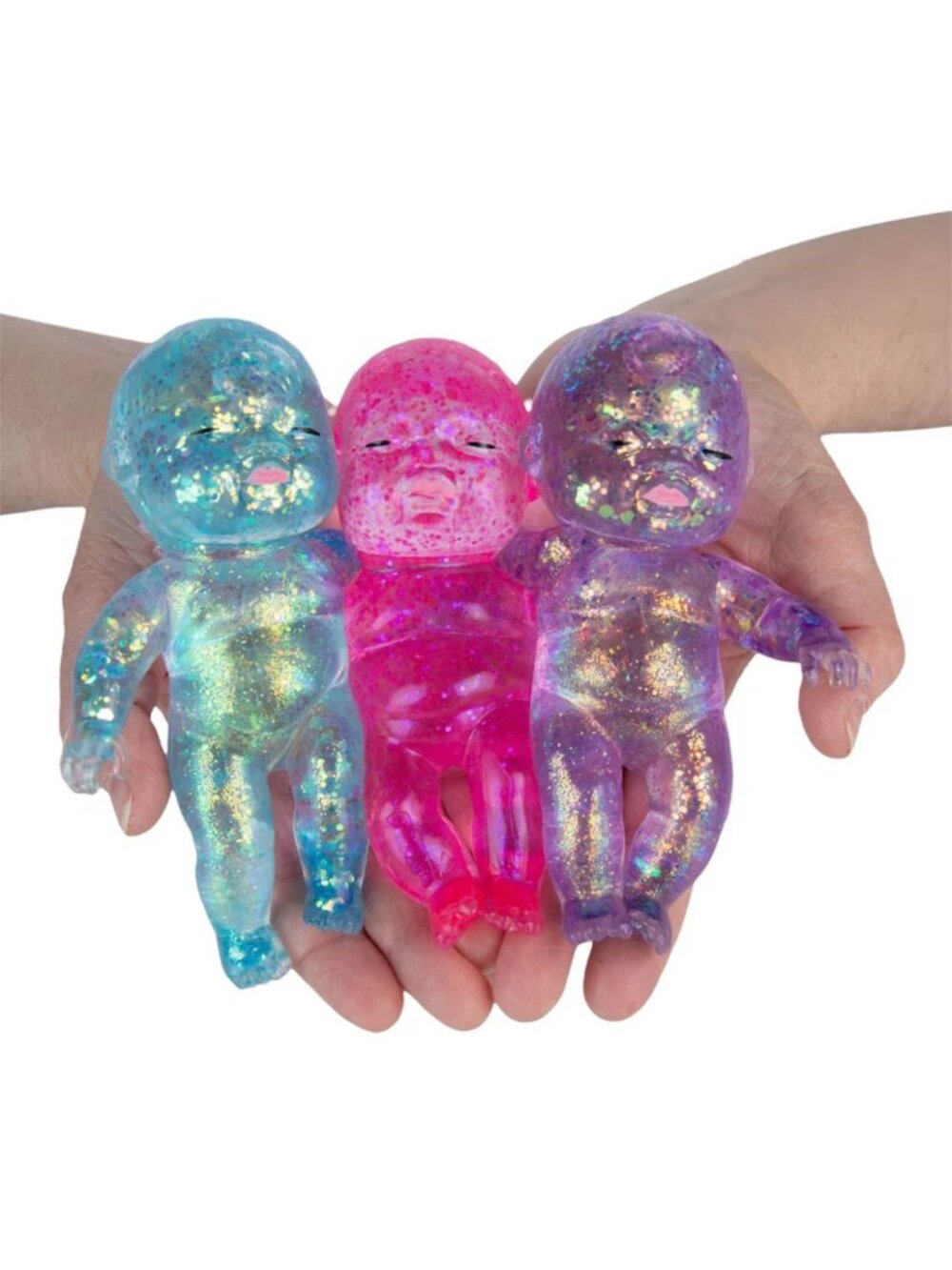 ORB Sugar Swaps Onesies Baby Glitter Squishy Fidget NEW Pick Color